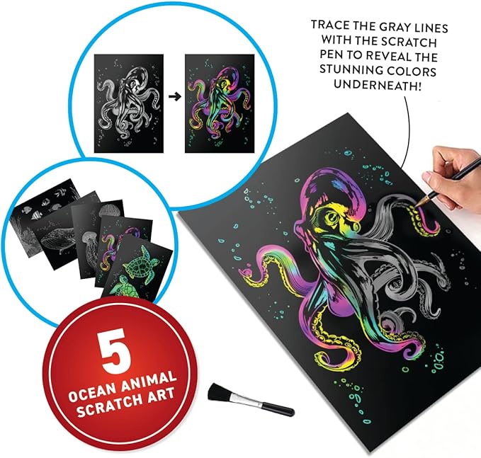Abacus Brands Virtual Reality Oceans! Gift Box - Illustrated Interactive VR Book and STEM Learning Activity Set - for Ages 8 and Up