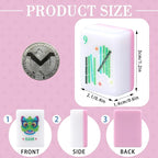 American Mahjong Set 160 Quality White Tiles (1.2 Inch, Tiles Only) American Mahjong Game Set for Ideal Gifts, No Additional Accessories