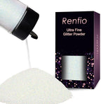 Renfio Opal Ultra Fine Glitter Powder Metallic Resin Glitter 1.75 Oz (50g) PET Flakes Crafts Sequins 1/128" 0.008" 0.2mm Epoxy Chips Flakes for Tumblers Slime Decoration - Magic Opal