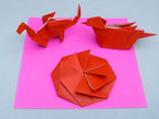 [Taro's Origami Studio] Standard 6 Inch One Sided 23 Colors 100 Sheets Square Easy Fold Premium Japanese Paper for Beginner (Gold and Silver Included)