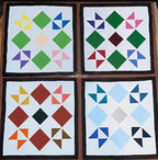 Stencils for Painting on Wood Reusable 3inch Barn Quilt Stencil for Crafts Drawing Templates for Wood Sign Fabrics Paper Card Decor