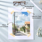 Prudiut 15 Pack 11x14 Backing Boards Only, Uncut White Mat Board Acid Free Mat Board for Photos, Prints, Artworks