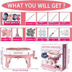 Sentro Knitting Machine, 48 Needles Smart Knitting Crochet Machine with Row Counter for Adults and Beginners, Automatic Circular Weaving Spinning Knitting Loom Machine Kit for Hat,Socks,Scarves,Gloves