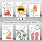 4 Sheets Sentiments Rubber Clear Stamps Set for Card Making and DIY Scrapbooking Journaling 2 Acrylic Stamp Blocks with Grid Lines for Birthday Wedding Wife Husband Anniversary Special Occasion Cards