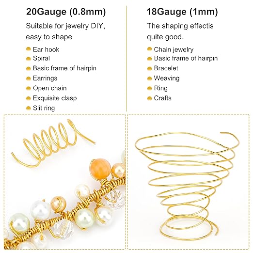 BENECREAT 18 Gauge Jewelry Craft Aluminum Wire 492 Feet Bendable Metal Sculpting Wire for Craft Floral Model Skeleton Making (DeepSkyBlue, 1mm)