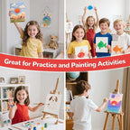 Canvas Boards for Painting 24 Pack, 5x7 Inch Small Canvas for Kids, Mini Canvas Panels for Painting 100% Cotton White Blank Canvases for Acrylics Oil Watercolor Paint