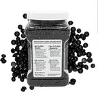 Blended Waxes, Inc. Bottle Sealing Wax Beads, Premium Pastille Wax Seal Beads For Wine, Beer, and Liquor Bottle Closure, Seals Between 25-30 Bottles, 1 lb, Gloss Black
