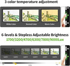 Zocelight Rechargeable A4 Tracing Light Box with Padded Case,Ultra Bright Led Light Pad with Physical Button,Wireless Light Board for Diamond Painting,Dimmable 9000LUX Lightbox for Tracing and Drawing