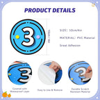 40PCS Line Up Spots for Classroom Floor, 4” Floor Numbers Stickers for Back to School Kindergarten Preschool Elementary Supplies