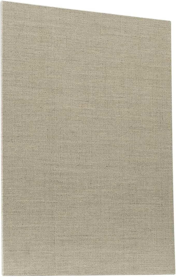 Senso Clear Primed Linen Panels - 10x10-3 Pack of Panels for Painting Oils, Acrylics, Pastels and More