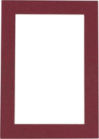 Poster Palooza 11x14 Mat for 8.5x11 Photo - Precut Maroon Picture Matboard for Frames Measuring 11 x 14 Inches - Bevel Cut Matte to Display Art Measuring 8.5 x 11 Inches - Acid Free ONE MAT