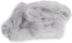 Desert Breeze Distributing Maori Wool Carded Batting, 100% Natural New Zealand Wool Made by DHG in Italy for Needle Felting, 3.5 OZ, 27 Micron, Color Cloud Gray