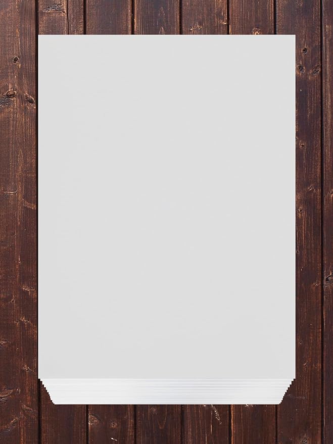 White Foam Board 8 x 10 x 1/8" (3mm) Inch, 15 Pack Acid-Free Foam Core Poster Board Sheets for Art, Crafts, Presentation, Vision Board, Signboard, and Party Decorations