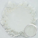 Matio White Mica Powder for Epoxy Resin, 1.8oz/ 50g Pearlescent Effect Mica Powder Natural Color Pigment for Soap Making, Bath Bomb, Candle Dye, Resin Craft, Paint, Nails Art, Jewelry, Slime Pigment