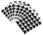 PATIKIL Photo Corners, 10 Sheets/240 Pcs Self Adhesive DIY Picture Mounting Sticker for Journal Album Diary Scrapbook, Black