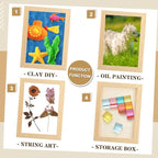 Kathfly 12 Pcs 5 x 7'' Wood Panel Boards, Unfinished Wood Canvas Panels for Painting Crafts DIY Drawing Pouring Art Projects