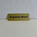 Blank Metal Plates for Laser Engraving - 4 Pack | Aluminum Sheets 0.020" Thick | CO2, Diode, Fiber Laser Compatible | Multiple Sizes & Colors (Gold (engraves black), 8.25x11.25 inch)