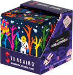 SHASHIBO Shape Shifting Box - Award-Winning Fidget Toy w/ 36 Rare Earth Magnets - Fidget Cube Transforms Into Over 70 Shapes, Sensory Toy Gift for Kids, Teens, and Adults (Glowquarium)