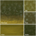 Tusc & Pine Artist Oil Paint - Olive Green, 40 ml, Non-Yellowing, Rich & Creamy Consistency, Maximum Pigment Load, Small Batch Milled Oil Paints Made in the USA for Professional Artists