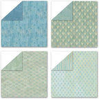 Boho Scrapbook Paper Vintage Flower Pattern Papers Pad 12×12,24 Sheets Double-Sided Bobo Floral Scrapbooking CardStock Paper Pad for Holiday Cardmaking DIY Origami Papers.