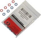 (100 Pack) Soft Stitch Ring Markers, Red & Blue (Small Size for Needle Sizes 0-8, for Knitting/Crochet/etc)