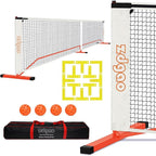 Zdgao Pickleball Set with Net for Driveway, 22 FT Regulation Size Pickle Ball Net Set with Pickleballs, Court Markers and Carry Bag, Steady Metal Frame for Outdoor, Indoor Court