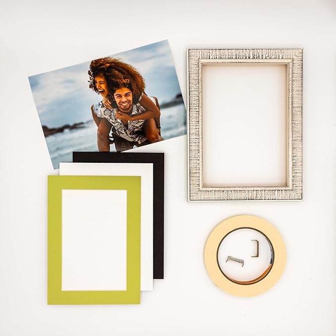 5.5x8.5 Mat for 8.5x11 Frame - Precut Mat Board Acid-Free Show Kit with Backing Board, and Clear Bags Pistachio Green 5.5x8.5 Matte For a 8.5x11 Picture Frame Matboard for Framing, Pack of 25 Mats