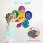 Sensory Wall Panel for Kids, Sequin Sensory Wall, Sensory Mats for Autistic Children and Toddlers, Wall Busy Board Sensory Room Must Haves (Flower)