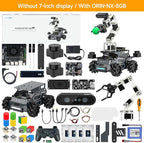 Yahboom ROS2 AI Robot Kit with Jetson Orin NX 8GB Super Large AI Model Supports 3D Mapping Navigation,Movelt Simulation,AI Vision,App Control