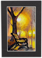 Pack of 25 Acid Free 8.5x11 Mats Bevel Cut for 7x9 Photos - Textured Black Precut Matboards With Backing Boards and Clear Photo Mat Bags For Pictures, Photos, Framing - 4-ply Thickness