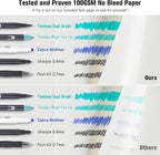 College Ruled Notebook, Large B5 Lined Journal Notebook, 314 Numbered Pages Work Notebook with Index Stickers, 100gsm Thick Paper, Hardcover Vegan Leather Journal for Women Men School Office, Black