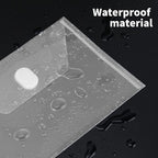 12 Pack Clear Die & Stamp Storage Bag Transparent Plastic Folders for Cutting Dies Stencil Embossing Crafts for DIY Scrapbooking Paper Card Craft Organizer Holder