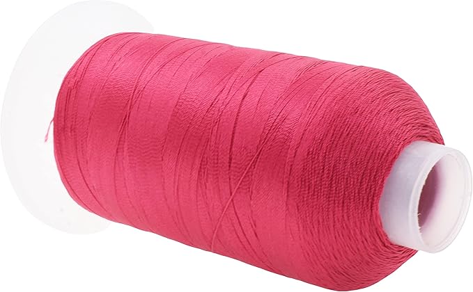 Mandala Crafts Maroon Purple Orange Hot Pink Heavy Duty Thread - 6000 Yds Tex 90 Thread - Bonded Polyester Thread Outdoor Marine Upholstery Threads