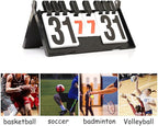 Portable Digital Scoreboard, Ping Pong Score Keeper Scoreboard for Tennis Soccer Football Sports, Sports Supplies Score Board for Games, Best Coaches Gifts Idea for Men, Boys