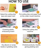 YKW Village House Castle Metal Cutting Dies Stencil Template Molds, Embossing Tool Die Cuts for Card Making Album Paper Scrapbooking DIY Etched Dies Craft, Special Price Die Cutting Metallic Silve