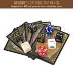 62PCS MTG Dice Counters Bulk Ability Keywords MTG Tokens Shield Life Counter Dice Set for Magic Card Accessories, Compatible with TCG Card Game Accessories CCG Creature Stats