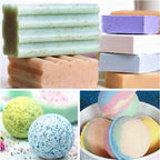 Mica Powder - 32 Pearlescent Epoxy Resin Color Pigments Set- Natural Cosmetic Grade Pigment for Soap Dye, Lip Gloss, Nail Polish, Makeup, Epoxy Resin, Candle Making, Bath Bombs, Slime, 5g/0.18oz