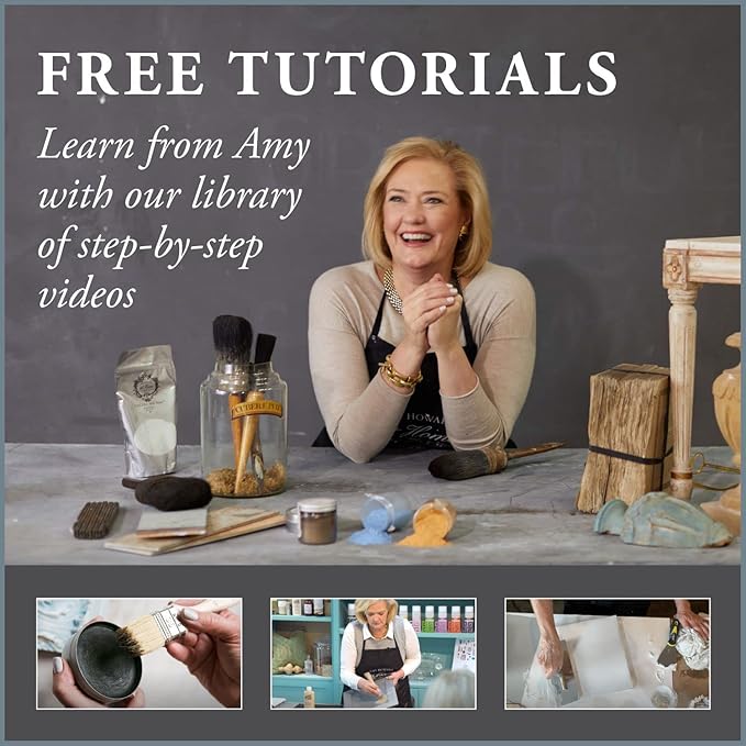 AMY HOWARD AT HOME Chalk-Based One Step Paint for Furniture, Cabinetry, Decor, Finish, and More | No Stripping, Sanding, or Priming | Ultra-Light Base | 32 Ounce | Palmer Pink