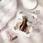 Egofine 14 Pack Mat Board, 11x14 Backing Board, Acid Free White Uncut Mat Board for Photos, Pictures, Frames, Artworks and Paints