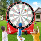 Inflatable Soccer Dart Board, Giant Kick Darts, Indoor Outdoor Lawn Yard Games for Kids Adults Family, Big Jumbo Carnival Games for Party | 6ft Golf Game Dart Boards with Pump Accessories