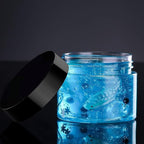 12 Pack 5 OZ Plastic Container Jars with Lids Round Clear Travel Cosmetic Container Jars for Toiletries, Lotion, Cream, Ointments, Makeup, Rhinestone, Samples, Kitchen Storage(Black, 5 OZ)