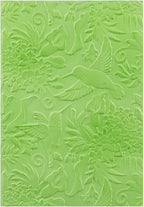 BAOFALI 3D Hummingbird and Flowers Embossing Folders for Card Making,Plastic Texture Fades Embossing Template Paper Card Embossing Stencil for DIY Scrapbooking Photo Album Card Paper Craft Decoration