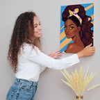 Zhanmai 12 Pack Pre Drawn Canvas for Painting Sip and Paint Kit 8" x 10" Paint Party Set Canvas Painting Pre Printed Canvases for Party Favor DIY Virtual Adult's Date Night(Charming Girl)