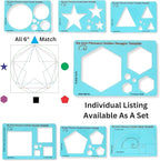 Hexagon Stencil Template for Drawing and Drafting: A Fibonacci-Inspired Hexagon Drawing Tool for Artists Allows The Simple Application of The Golden or Divine Ratio for Artistic Design