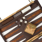 Get The Games Out Top Backgammon Set - Classic Board Game Case - Best Strategy & Tip Guide - Available in Small, Medium and Large Sizes (Map, Medium)