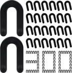 DGSL Tile Leveling System Tile Spacers 1/4 Inch, 300 pieces Horseshoe Shim U Shape Plastic Tile Leveling Clips for Various Types of Tile Leveling