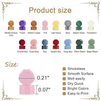 Yoption 360Pcs Sage Green Sealing Wax Beads, Sealing Wax Kit for Wax Seal Stamp, Hexagon Wax Seal Beads with 4Pcs Tea Candles and 2 Wax Seal Spoon