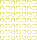 uxcell 50pcs Stitch Markers, Spiral Stitch Markers Crochet Needle Clip Counter Knit Ring Crochet Locking Sewing Accessories for DIY Handcraft Knitting and Crocheting, Fluorescent Yellow