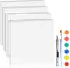 LuckyFoam White 4 Pack 12x12x1 inch Foam Sheets 1 Inch Thick Polystyrene Rectangles XPS Foam Board Craft for Insulating DIY Modeling Art Supplies