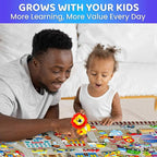 QUOKKA City Felt Board for Kids 3-5 Years Old - Social Emotional Preschool Learning Activities for Ages 3-5 - Educational Flannel Toy Speech Therapy Gift